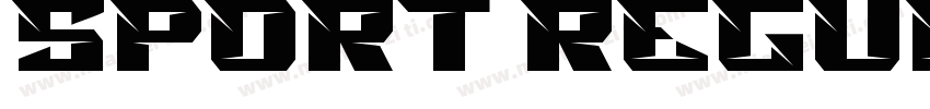 Sport Regular字体转换
